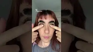 Her hairy brows are a statement piece 😍 #foryou #viralvideo #shortvideo #youtubeshorts