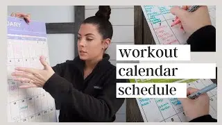 HOW TO SET UP YOUR WORKOUT SCHEDULE FOR SUCCESS | WORKOUT CALENDAR FULL WORKOUT SPLIT