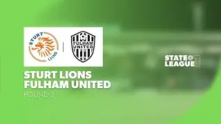 #StateLeagueOne RD3 - Sturt Lions v Fulham United 2025