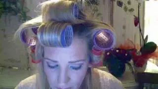 The Rolling Up Process of Velcro Curlers by Dianne Hanks of MakeoverSession.com Part 2 of 3 Hair Rollers