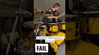 Double paradiddle groove FAIL