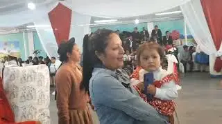 Rj Palpa tradicional prt d la familia del novio Palomino-Estrada en su boda local Rcp Chaleco Huanca