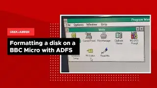 Formatting a BBC Micro Disc using ADFS