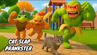 Cat slap prankster escape run gameplay