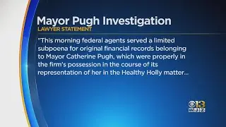 Mayor Catherine Pugh's Lawyer Releases Statement After FBI, IRS Raids (2 p.m. Update)