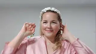 The most beautiful Luxury Bridal Headpiece to shine line a Diamond