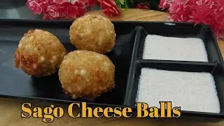 Sago chees balls Recipe|Sago Potato Recipe |How to make Sago Cheese balls by @Ruhiscreations6097