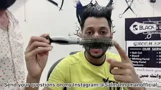 First Vlog about my hair Cut By Salman Noman