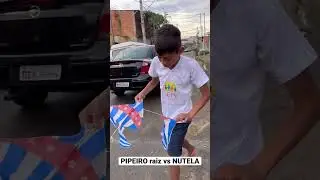 INF&Acirc;NCIA DE PIPEIRO RAIZ VS PIPEIRO NUTELA #shorts