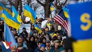 &ldquo;Four Years Later, We&rsquo;re Still Here&rdquo; Ukrainians Rally In DC Demanding Weapons To Win War | VERTEX