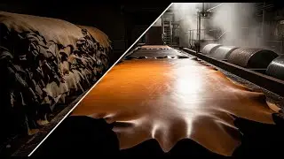How Leather Is Made | Animal Skin to Premium Leather Factory Process