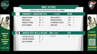 Diggers Rest Bulla Village - Johnstone 1sts v Harkness - Johnstone 1sts