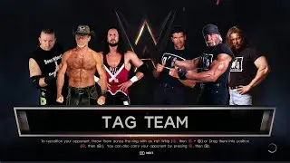 WWE 2K22 6 Man Tag Team Elimination Match Gameplay