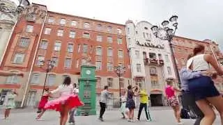 Танцующий Петербург 2013. Танцевальный флеш моб от школы танцев Rock and Roll Jokers