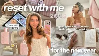 Getting My Life Back Together | New Year Routines, Vision Boards & a Soft Reset &bull;｡ꪆৎ ˚&sdot;