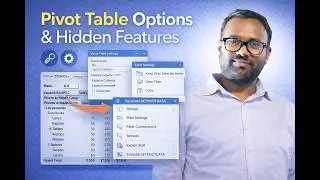 Pivot Table Options & Hidden Features #excel #exceltips #shorts #india #reels #education