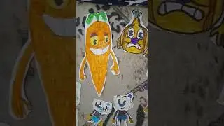 our cuphead show drawings of all the characters