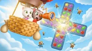 Игровой процесс Talking Tom Fun Fair для Android и iOS