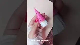 Christmas Gnome DIY 😍 Paper Craft #shorts #artandcraftbymanothahim #papercraft
