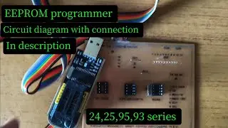 EEPROM  24,25,93,95 series programmer ch341a modified