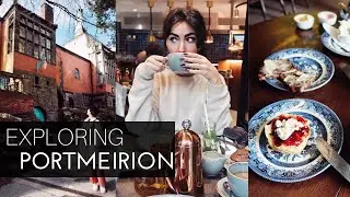 Exploring PORTMEIRION and Trying DELICIOUS Welsh AFTERNOON TEA! (Wales Travel Guide)