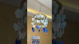 Butterfly 🦋 jhumar making with paper #crafts #shorts #viral