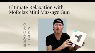 MoRelax Super Quiet But Powerful Mini Massage Gun M893, Unboxing And Full Review