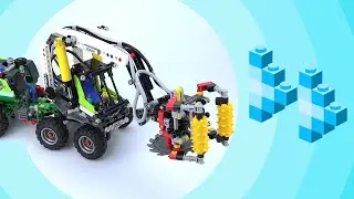 Fast Forward building the Forest Harvester [Lego 42080]