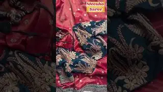 Karwachauth special saree, viral saree ,#ytshorts #saree #ytfeed #meeshosilksareeunder500