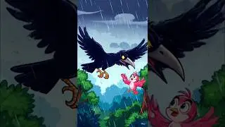 🐦The Bird That Learned to Fly🐦 - Hindi Moral Stories #shortvideo #shorts #cartoonstory #cartoon