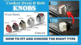 How to Choose Universal Cooker Oven Hob Control Knobs Pack of 4 How to Fix and Replace