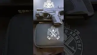 Springfield XD-S MOD2 45 ACP with blue laser