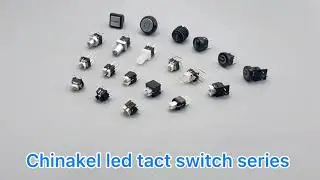 Tactile push button switch with LED #pushbuttonswitch #electricswitch #factory
