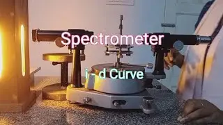 Spectrometer - Refractive Index from i-d Curve