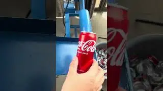 The satisfying sound of crushing cans# #shorts  #cancrushing #satisfying #drinks#FallintoShorts