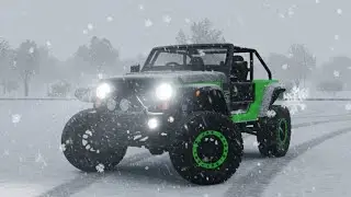 Jeep Wrangler Off-road Modified Trailcat Car Driving in Bus Simulator Indonesia | Car Mod bussid