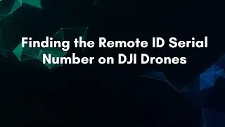 Как найти серийный номер идентификатора пульта ДУ на дронах DJI