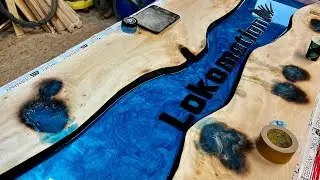 Asmr Rivertable Tisch polieren