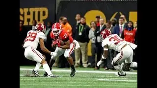 Nick Chubb (Georgia RB) vs Alabama - 2018 National Championship