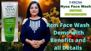 RCM Nysa Face Wash demo #rcmfacewash #rcm