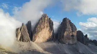 [4K] Italy 🇮🇹 Dolomites, The Cime (DREIZINNEN) UNESCO