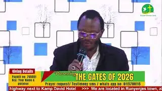 SEASON OF OPEN GATES  ||Morning Watch Day23|| REV MOSES KIBE