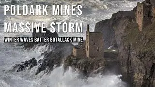 Botallack Mine - Massive Storm at Poldark Mines - Cornwall Guide Video