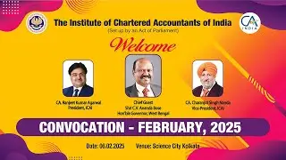 Live webcast ICAI Convocation 2025
