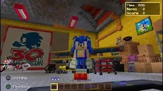 Sonic in Minecraft chaw say hi dady pot2 of s m