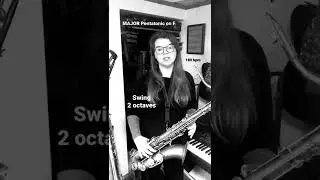F MAJOR Pentatonic revision. Tenor saxophone. ABRSM Grade 4