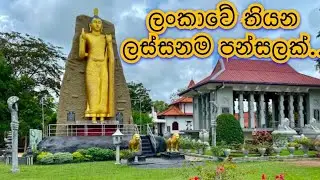The most beautiful temple in Sri Lanka  | Punchi Kirivehera | Sri Vidya shanthi Piriven Viharaya