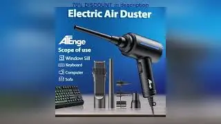 A must-have product! 500W Electric Air Duster, Air Blower Replaces Canned Air Spray for PC Compute