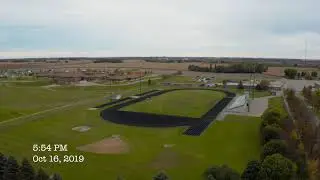 Montevideo MN transitions from late summer to fall,  2019