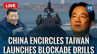 LIVE: Taiwan on Alert as China Launches Blockade Drills Around Island | Taipei Skyline View